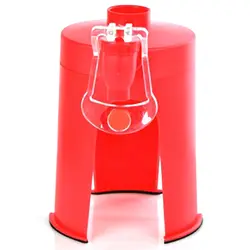 Мини пластик ручной давление Тип перевернутый питьевой фонтан Кокс Бутылка насос для воды дозатор питьевой воды