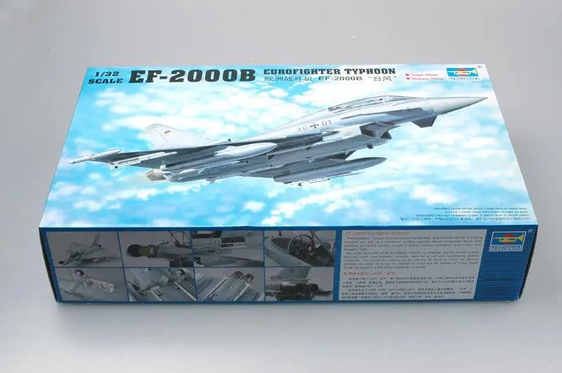 Трубач 1/32 02279 EF-2000B Eurofighter Typhoon