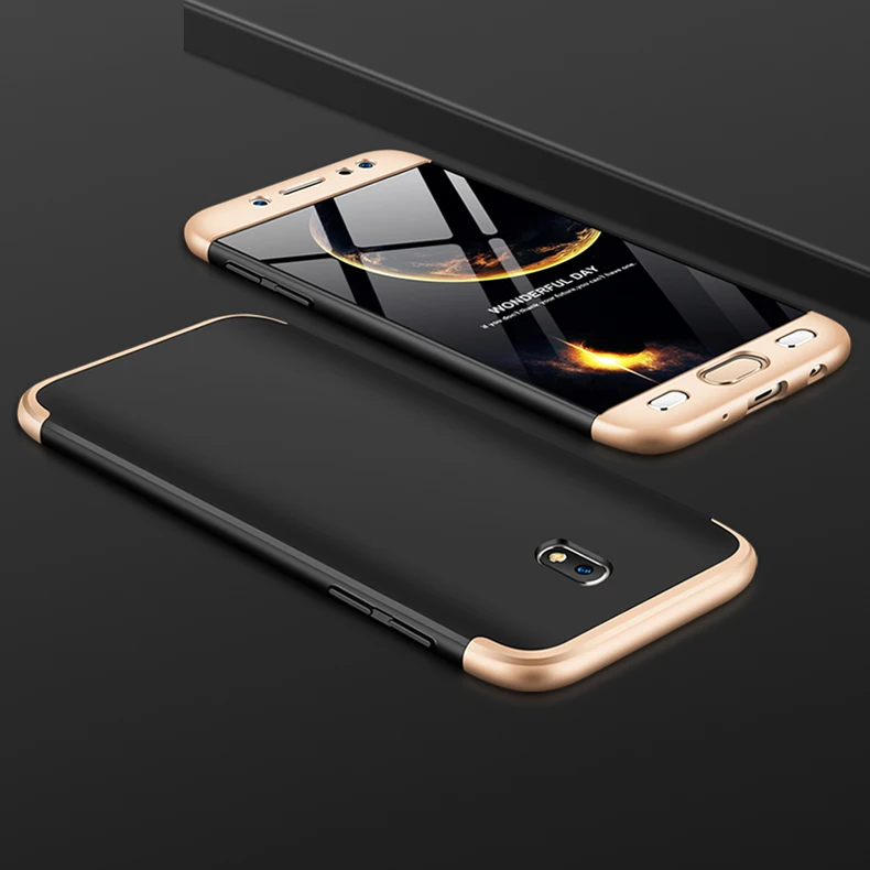 Чехол для Samsung J7 2017 J730F J730 Матовый Жесткий чехол с полной защитой 360 градусов Galaxy