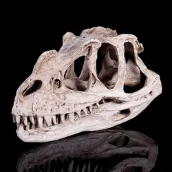 3x7x17,5 см DIY Ceratosaurus Изделия из смолы динозавров зуб череп учение скелет модель Хэллоуин Офис вечерние игрушка