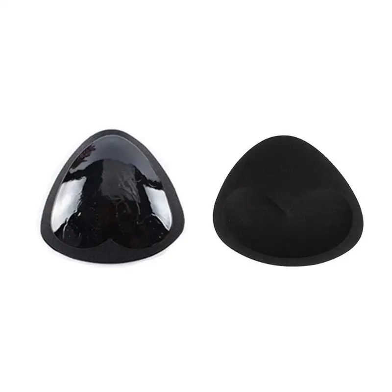 

Sexy sponge bra pad love heart-shaped bikini swimsuit silicone soft thick breathable invisible thickened chest pad