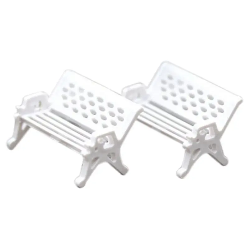 

Miniature Fairy Garden Park Seat Bench Home Decoration Outdoor Decor