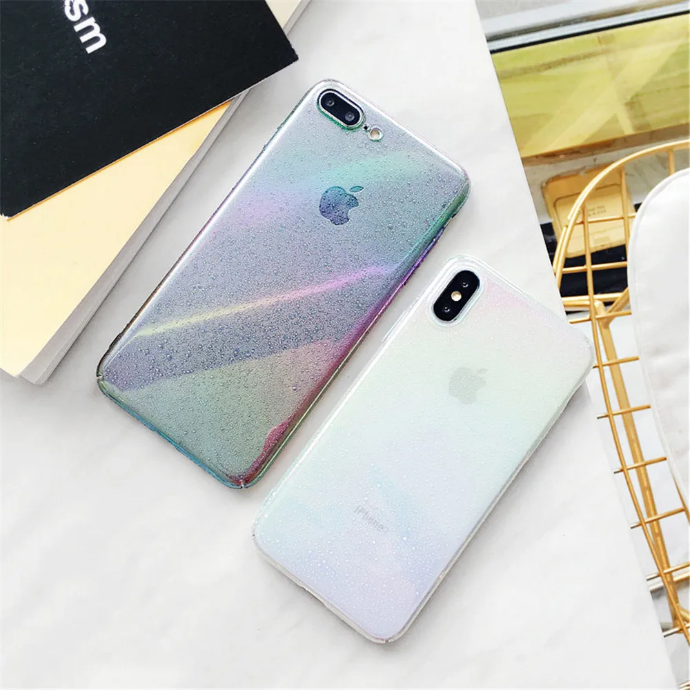 Чехол для телефона SUYACS для iPhone XS Max XR 6 6S 7 8 Plus X, Горячая Красота, зеркальный градиентный жесткий чехол для телефона из поликарбоната, чехол в подарок