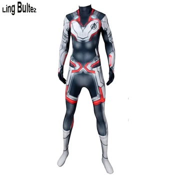 

Ling Bultez High Quality Endgame Cosplay Costume End Game Quantum Realm Suit With Muscle Shade Quantum Realm Costume