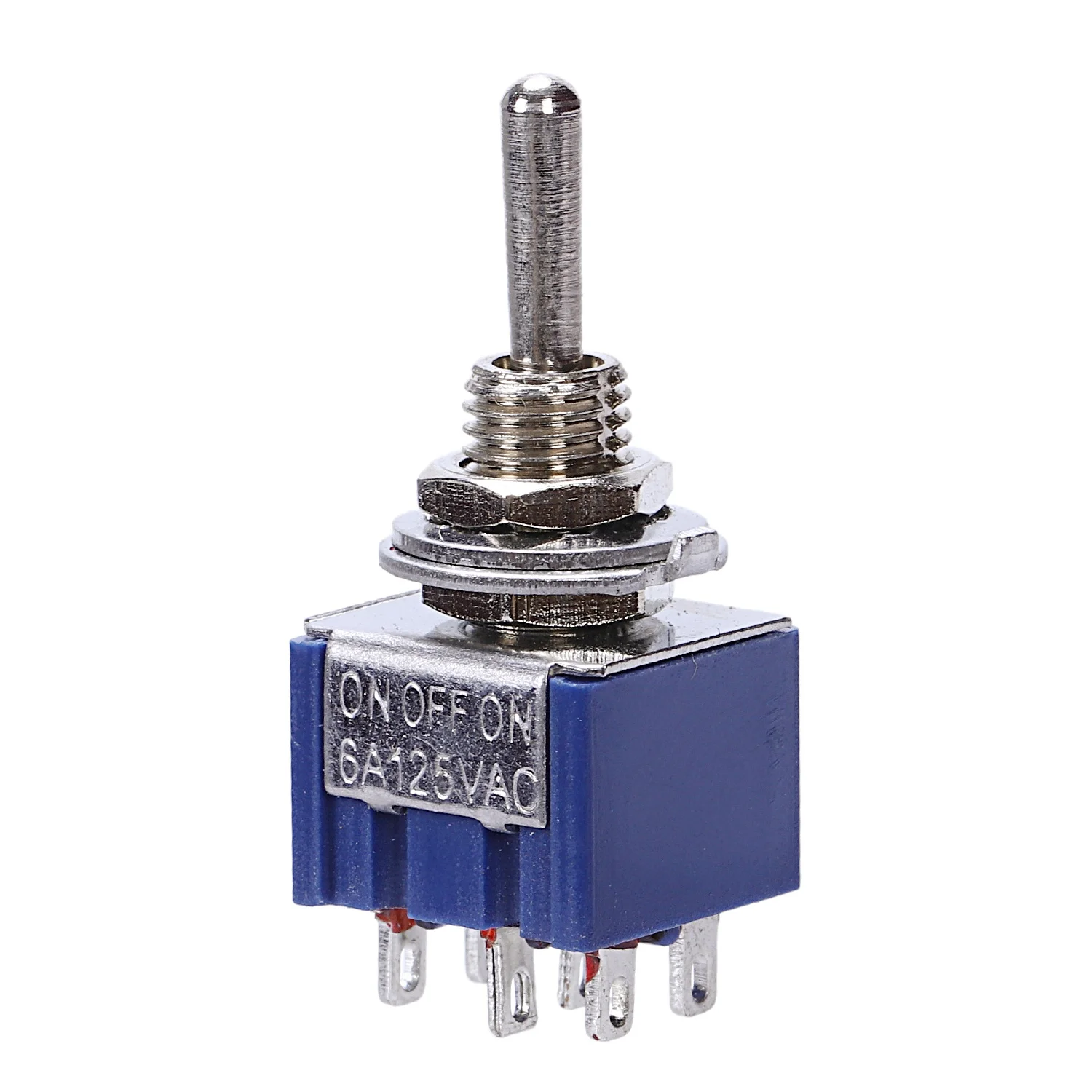 SEWS AC 125V 6A 6 контактный переходник с внутренней Spdt вкл/выкл/на 3 сторонний выход
