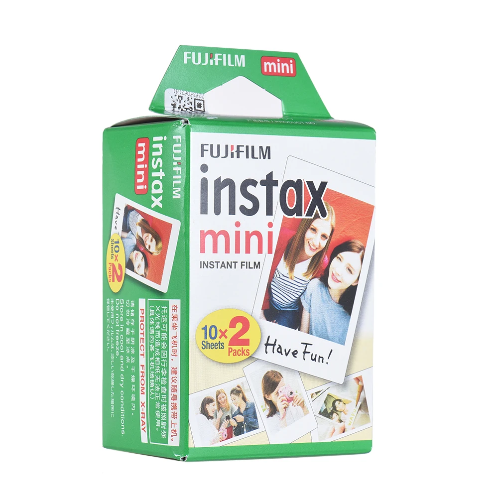 Пленка Fujifilm Instax Mini, 20 листов, белая пленка, фото бумага, фотоальбом, моментальная печать для Fujifilm Instax Mini 7 s/8/25/90/9