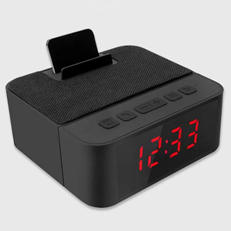 Цифровой радио Будильник все в одном дизайн с беспроводным динамиком Am/Fm Usb порт
