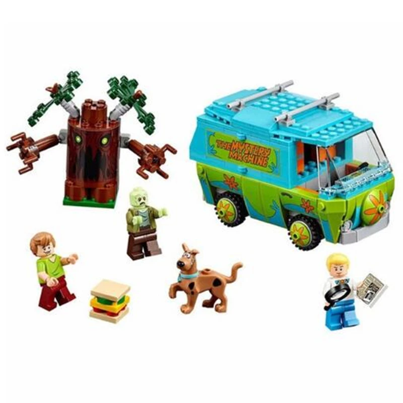 

305pcs The Mystery Machine Bus Bela Scooby Doo Series Building Blocks Compatible With Legoingly 75902 Bricks Toys For Children