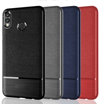 

50pcs/lot Anti shockproof Lichee TPU Soft TPU Case For Huawei Mate 20 Lite / Nova 3i / Honor 8X
