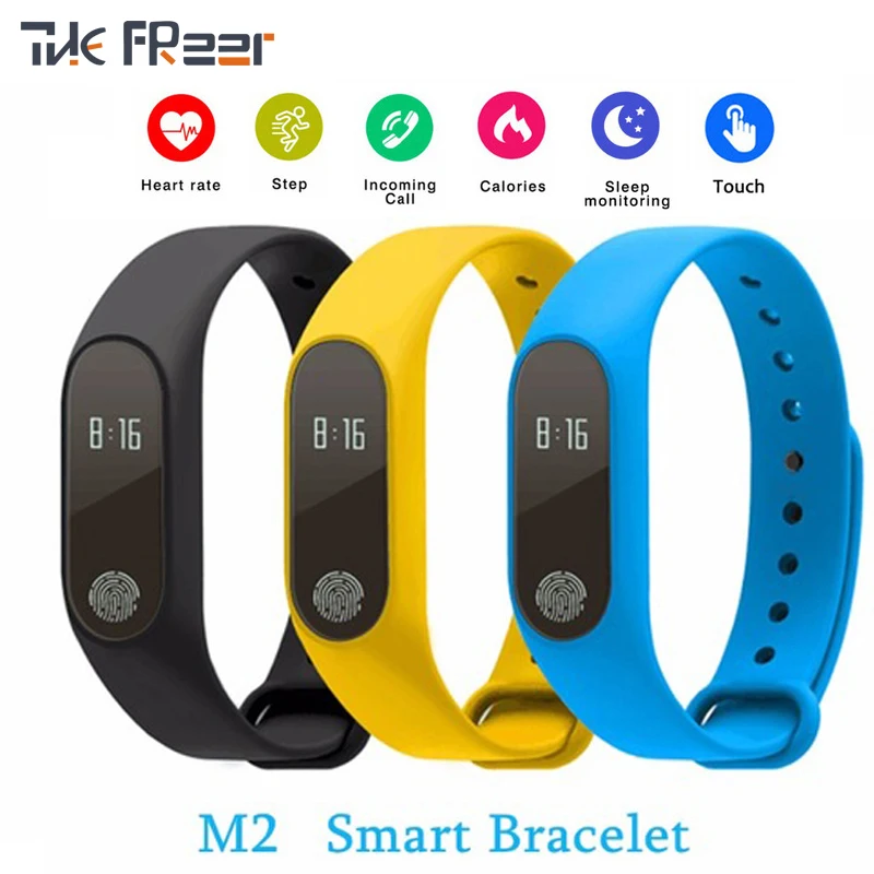 

NEW M2 Smart Band IP67 Waterproof Wristband with Heart Rate Monitor Bluetooth Fitness Tracker for iPhone Android Smart Bracelet