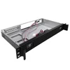 19 inch 1U250L rack-mounted server chassis 1U short computer case aluminium panel support MINI-ITX motherboard 200W power supply ► Photo 3/6