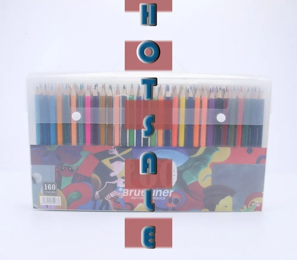 

Hot Sale 160 smooth oily water-insoluble pencil bright comics graffiti color lead school supplies GOOD