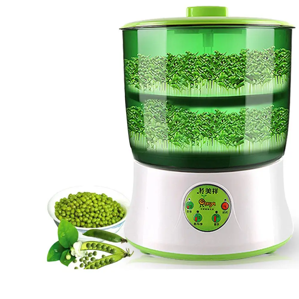 

Bean Sprouts Maker Upgrade Large Capacity Thermostat Bean Sprout Machine Household 2 Layer Automatic Sprout Machine EU