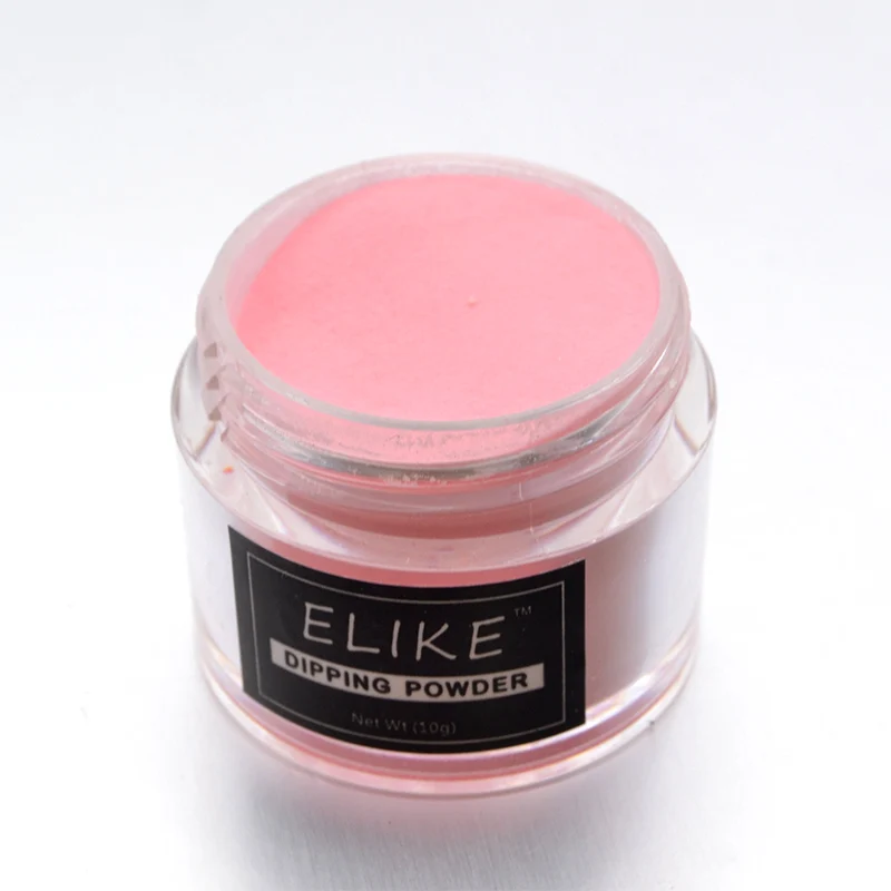 ELIKE غمس مسحوق الأظافر كيت 10g الفرنسية سريعة dip كاتب سريع تجفيف الملونة مسمار غمس مسحوق مسمار الفن زينة