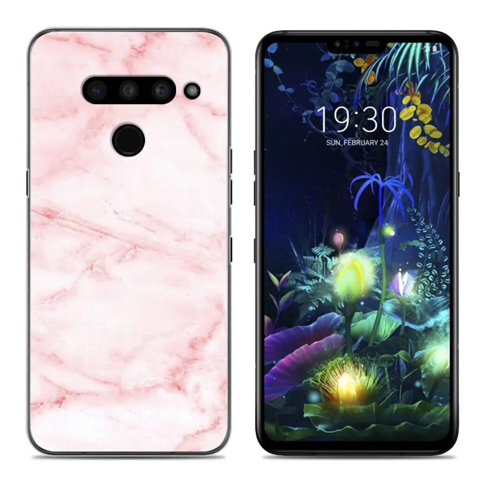 Чехол для телефона LG V50 ThinQ милый мультяшный высококачественный силиконовый