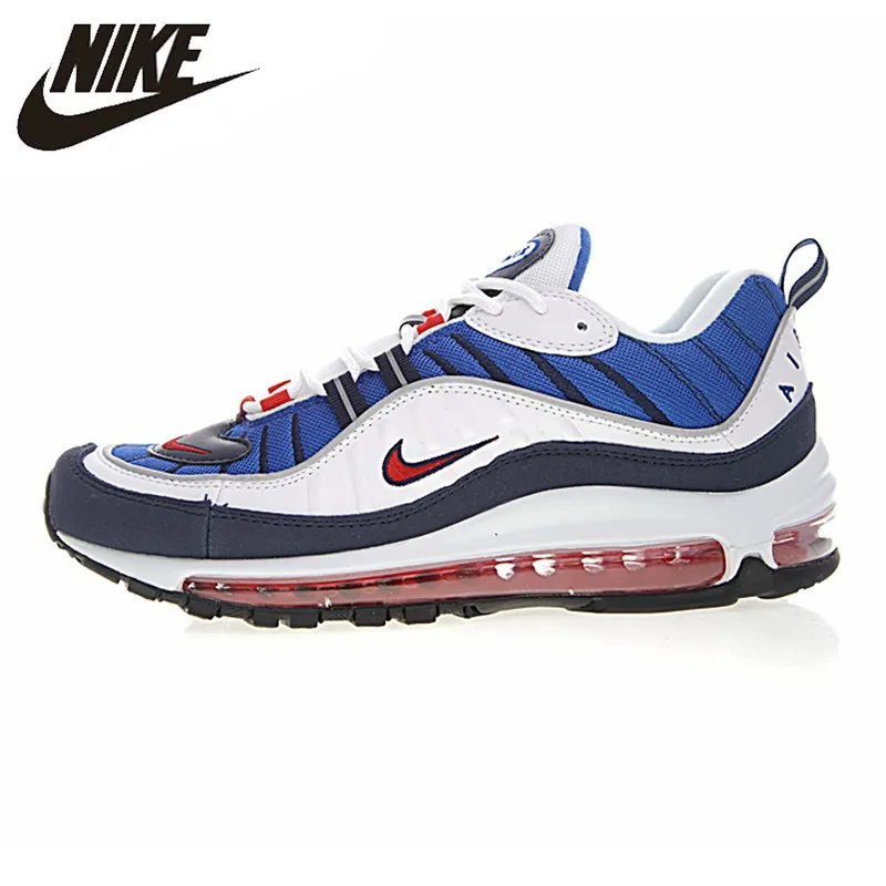 

NIKE AIR MAX 98 Original Men Running Shoes Wear-resistant Breathable Shock Absorption Non-slip Sneakers #640744-100