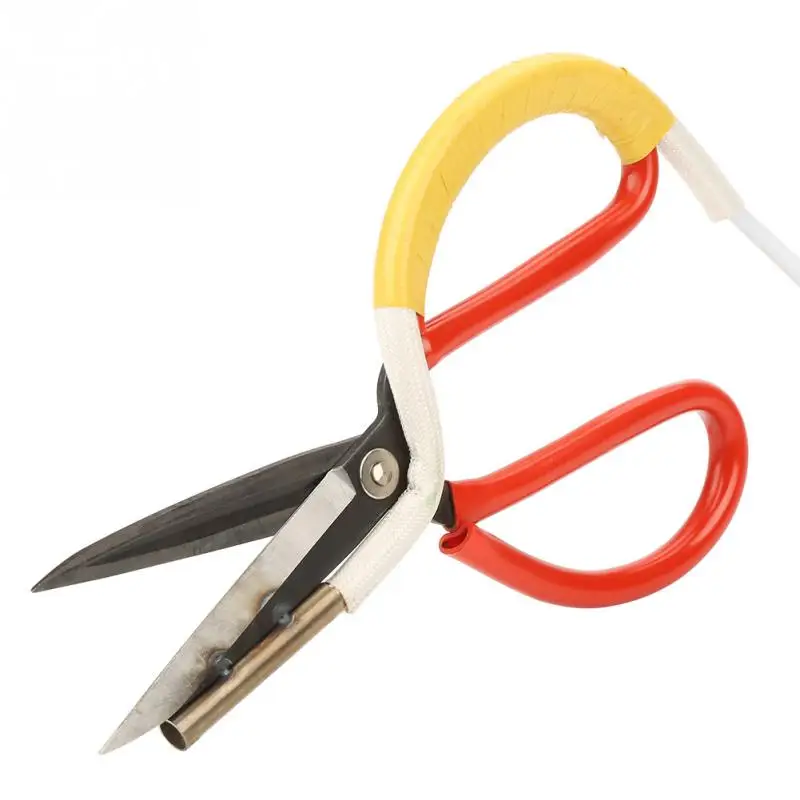 

Adjustable Electric Heating Cloth Fabric Cutter Tailor Scissors 220V CN Plug