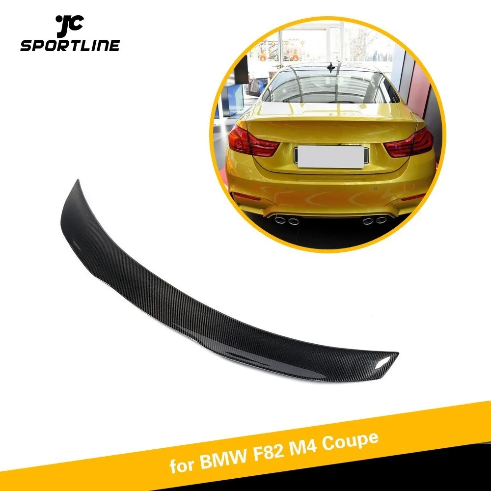 

For BMW F82 M4 Coupe 2Door 2014 - 2017 Carbon Fiber Rear Trunk Spoiler Boot Wing Lip