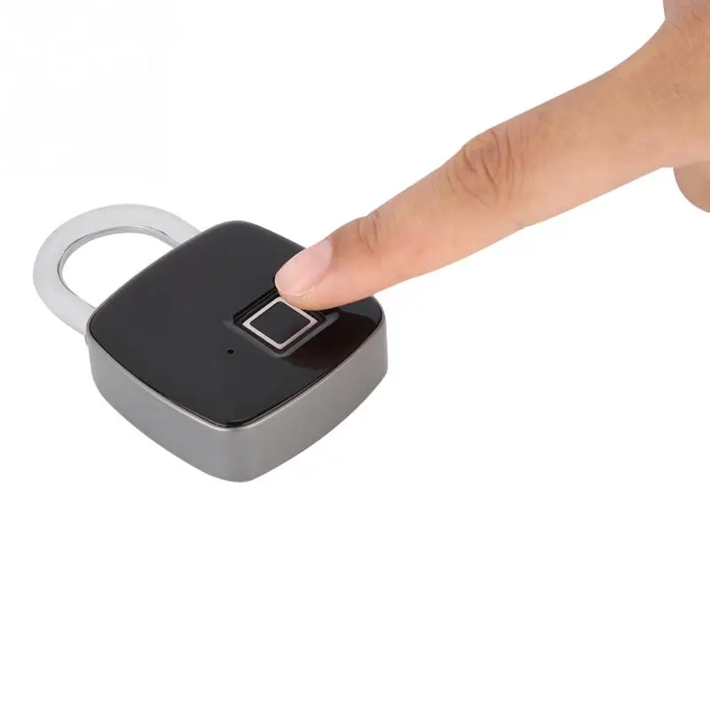 

New Smart Fingerprint Padlock Recognition Safe USB Charging Rechargeable Keyless Security Antitheft Padlock Waterproof Door Lock