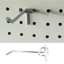 10 шт., полка для ювелирных изделий, крюк, сделай сам, фиксирующая пластина, перфорированный крючок, толщина 3,5 мм, для хранения в мастерской, аксессуары для украшения дома