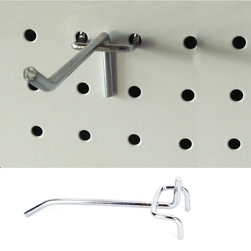 

10pcs Jewelry shelf hook DIY fixing plate perforated hook 3.5mm thick Workshop Storage home decoration accessories