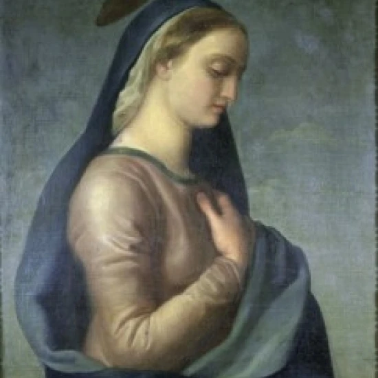 Madonna Antonio Cavallucci (1752-1795/Italian) Private Collection of Princess Pallavicini Poster Print (18 x 24) | Дом и сад