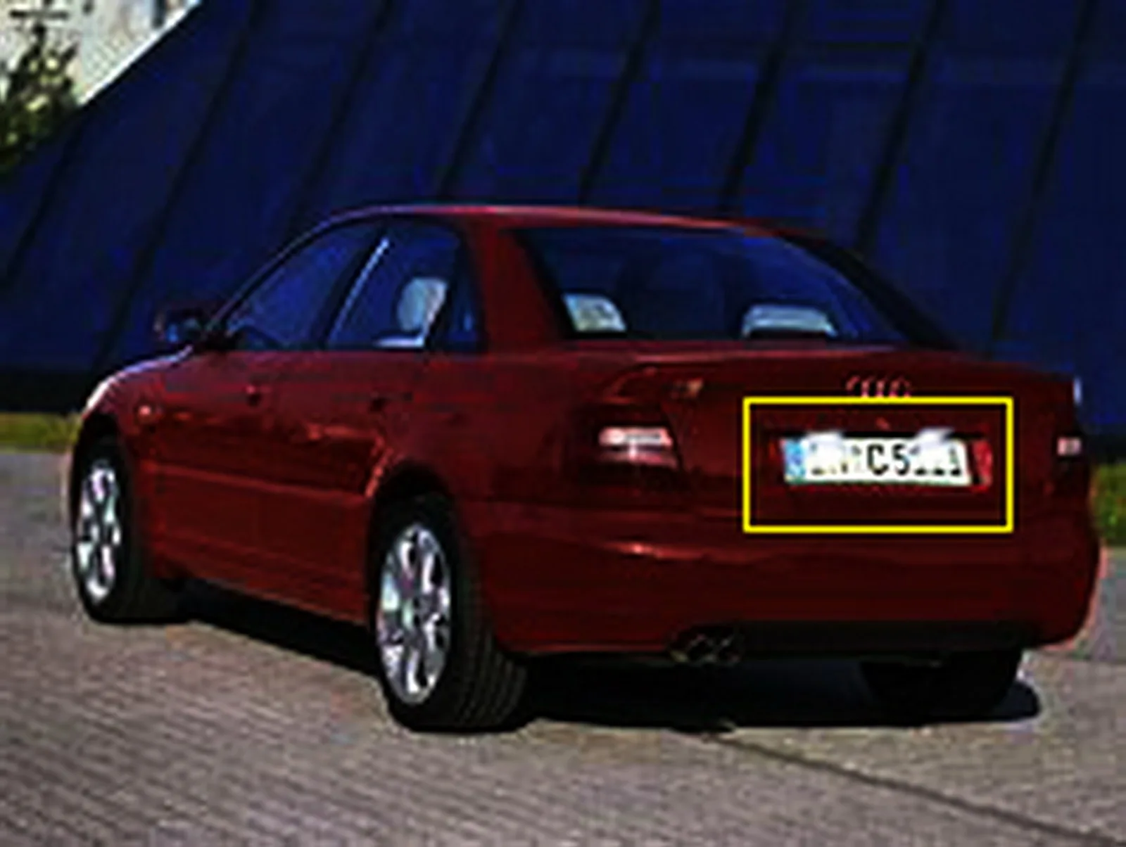 ANGRONG 2x белые светодиодные с Canbus номерной знак Светильник лампы для Audi A4 B5 1995