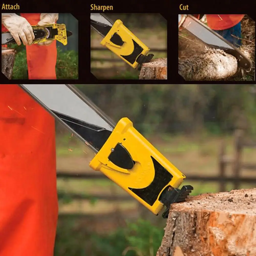 Chainsaw Chain Sharpening Kit for Saw Chain Sharpener Grinder Grinding Tools Sharpener Wooden Abrasives Woodworking Accessory
