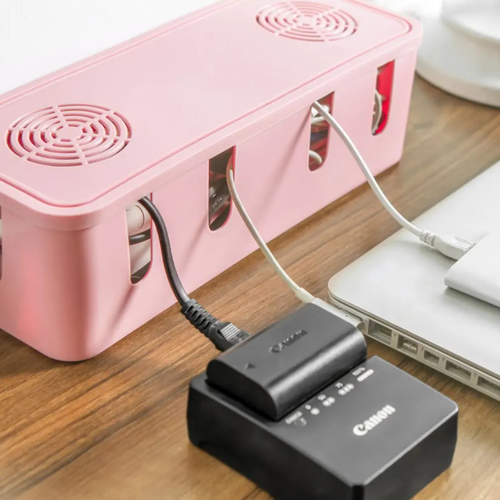 

Plug-In Board Cable Box Power Cord Plug-In Charging Line Desktop Finishing Box Computer Cable Box