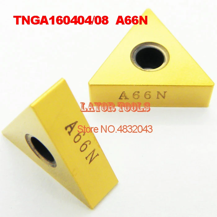 TNGA160404 A66N/TNGA160408 A66N Твердосплавный Наконечник для токарного станка вставка