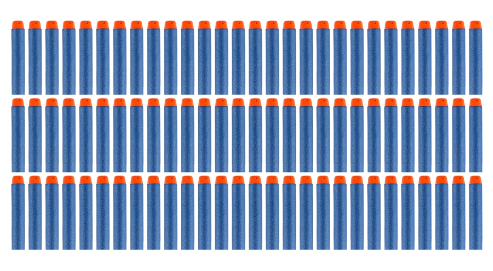 600PCS For Nerf Bullets Soft Hollow Hole Head 7.2cm Refill Darts Toy Gun Bullets for Nerf Series Blasters Xmas Kid Children Gift 5