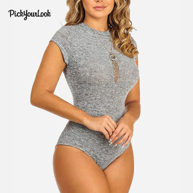 PickyourLook Lace Up Bodysuit Backless Slim Club Summer Bodysuits Skinny Hot Party Sexy Bodysuit Women Femme body mujer Bodysuit