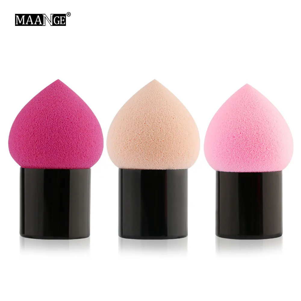 

3PCS Pro Makeup Blender Foundation Puff Multi Shape Sponges Water Cosmetic Blender Blending Powder Smooth Make Up Sponge Tool