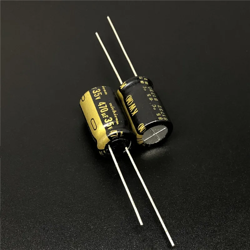 

5Pcs 470uF 35V NICHICON KW Series 10x16mm 35V470uF HiFi Audio Capacitor