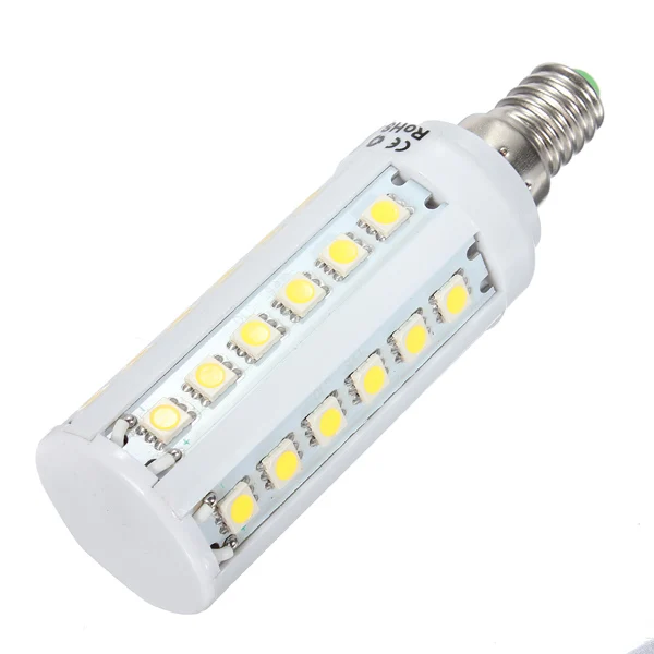 E14 5 W белый/теплый белый 36 SMD5050 светодиодный кукурузы свет лампы накаливания 220 V