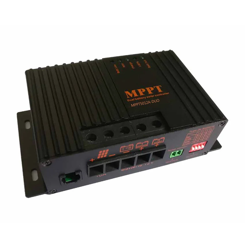 MPPT5012A-DUO-BT MPPT 12A 12V Солнечный контроллер заряда приложение солнечный регулятор для солнечной панели зарядное устройство