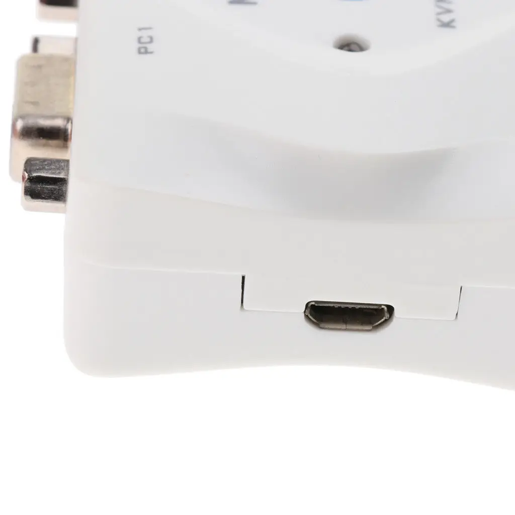OPQ 2 в 1 4 порта Usb 0 Kvm переключатель с кабелем для двух мониторов клавиатура мышь