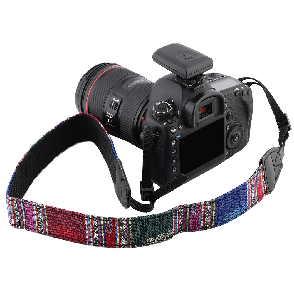 Универсальная регулируемая винтажная Модная камера плечевой ремень для Sony Canon