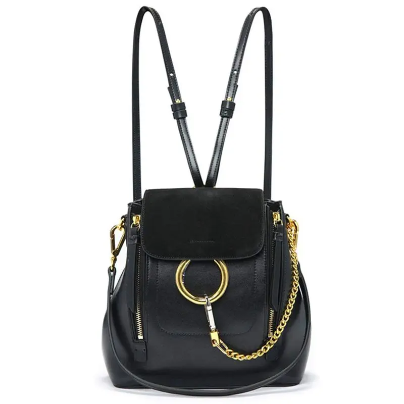 

Women Leather Satchel Cross Body Backpack