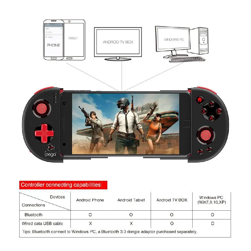  ipega PG-9087 Bluetooth Android Gamepad Wireless Gamepad PC Joypad Game Controller Joystick For PUB