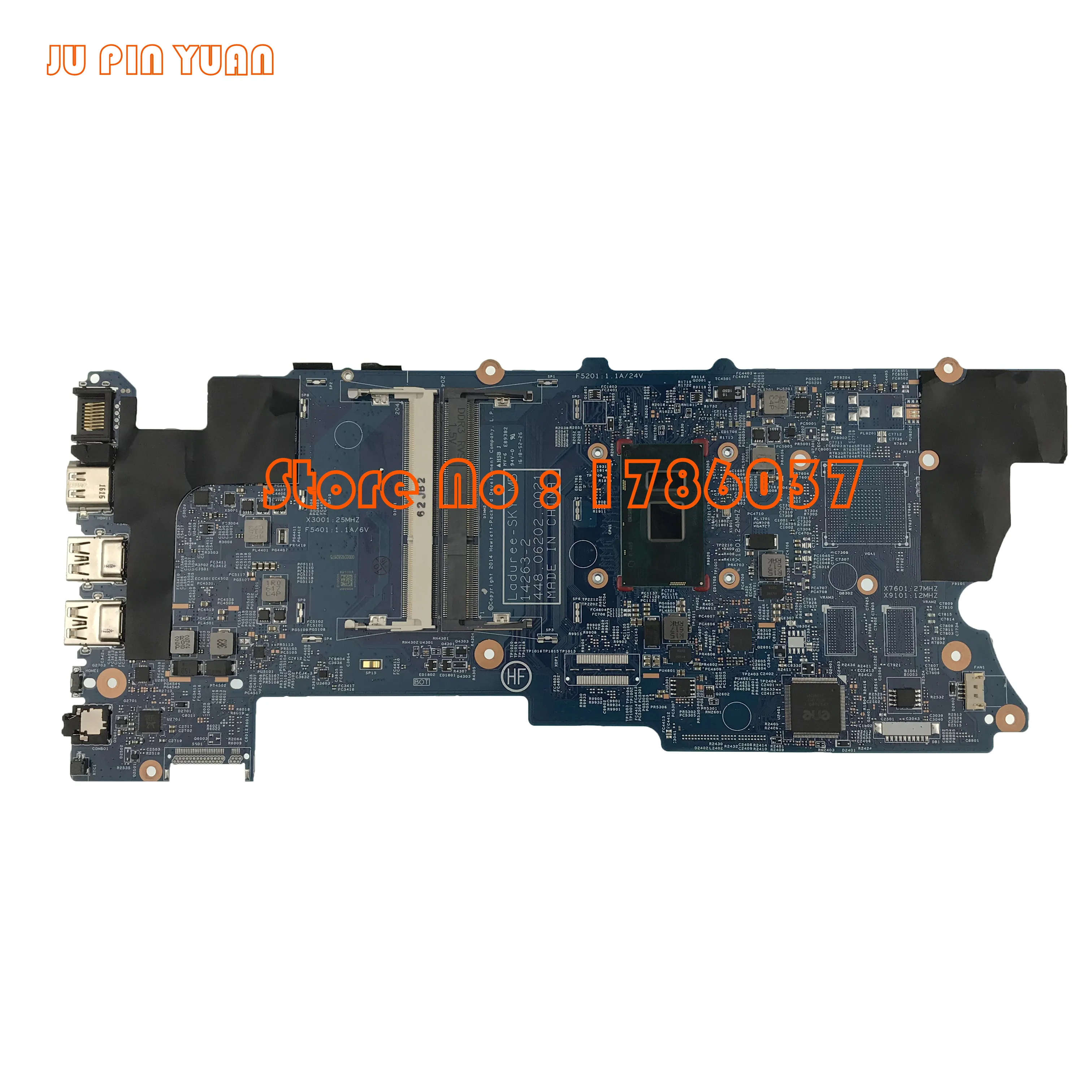 JU PIN юань для hp PAVILION X360 15-BK Материнская плата ноутбука 860591-601 860591-501 860591-001 с I5-6200U все полностью протестированы