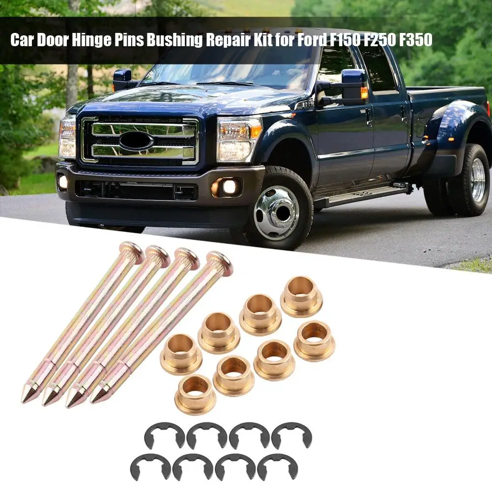 

Car Door Hinge Pins Bushing Repair Kit for Ford F150 F250 F350 High Accuracy And Perfect Fit Metal Car Accessories New