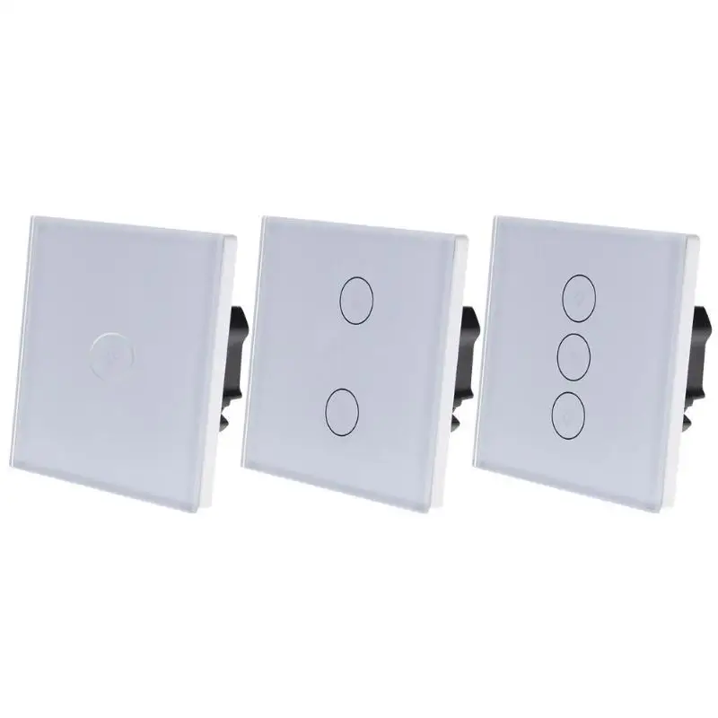 ALLOYSEED 100 240V 1/2/3 Smart WiFi светодиодный светильник переключателем мобильного телефона