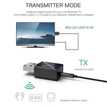 Мини Bluetooth 5,0 аудио приемник передатчик 3,5 мм Aux беспроводной адаптер для автомобиля ПК ТВ динамик наушники Usb мощность