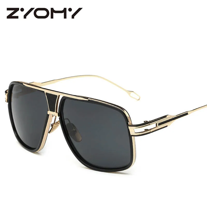 Ретро солнцезащитные очки с большими рамами Брендовая Дизайнерская обувь UV400 Gafas вождения очки Oculos De Sol masculino Винтаж