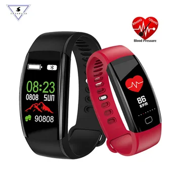 

Ssmarwear F64HR Smart Fitness Bracelet Sports Activity Tracker Blood Pressure GPS Wristband Watch IP68 Waterproof Band PK M3