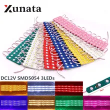 Супер яркий SMD 5054 светодиодный модуль Рекламный дизайн высокое качество светодиодный модуль освещение 3 светодиодный DC12V 1 шт. 5 шт. 10 шт