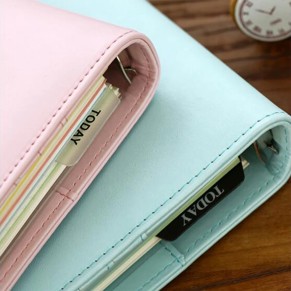 6 отверстий ПВХ Сепаратор для спирали ежедневник filofax подарок школы Творческий Студент питания записная книжка аксессуар правитель