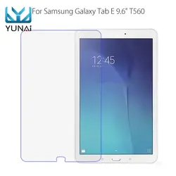 YUNAI высокое качество Genuin закаленное Стекло Экран Защитная крышка для samsung для Galaxy Tab E 9,6 ''T560