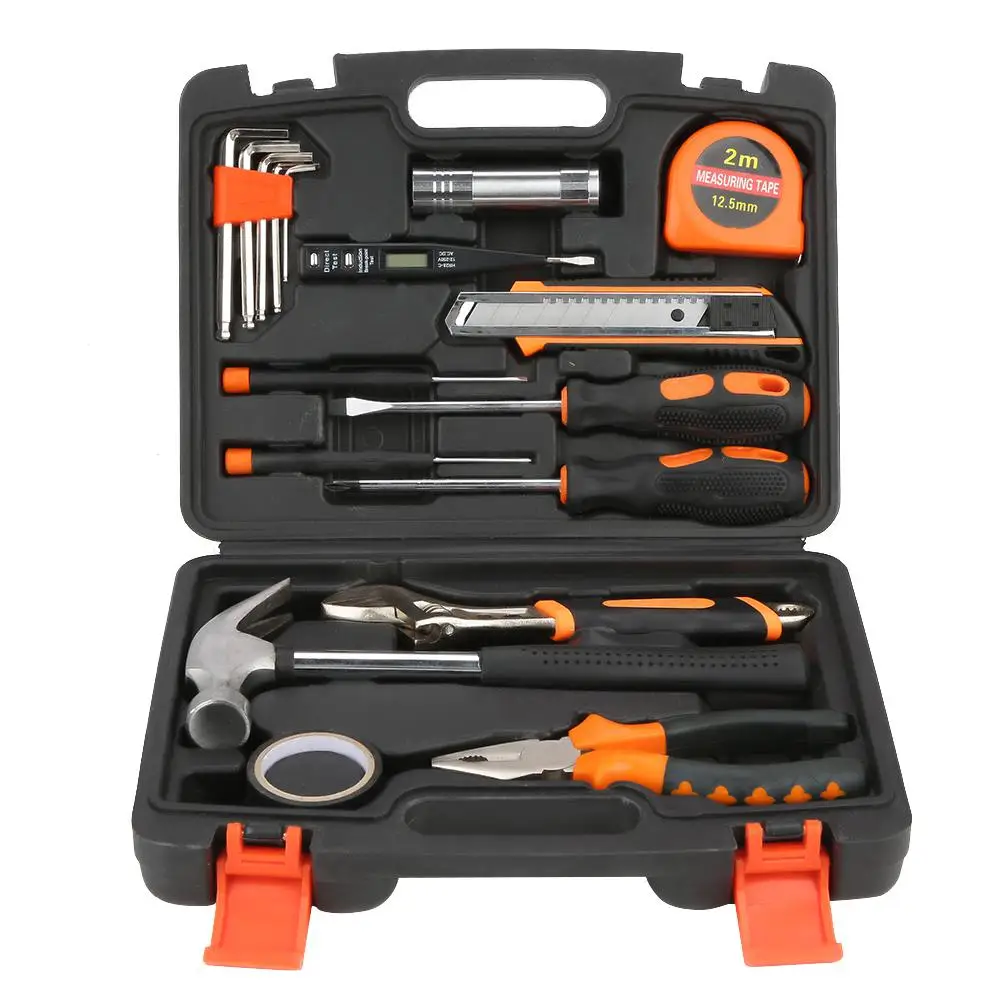 

18pcs/set Socket Wrench Tool Kit Screwdriver Knife Toolbox Professional Repairing Tools Set